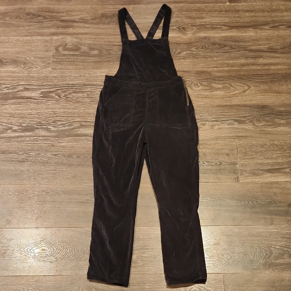 ❤️ MADEWELL VELVET SKINNY OVERALLS, MEDIUM - Picture 3 of 12